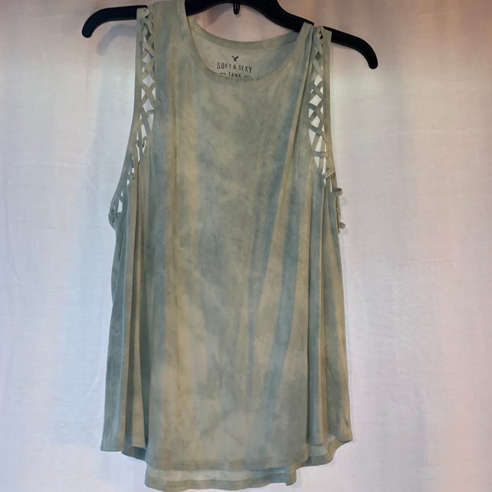 Light Blue-Gray Tank Top